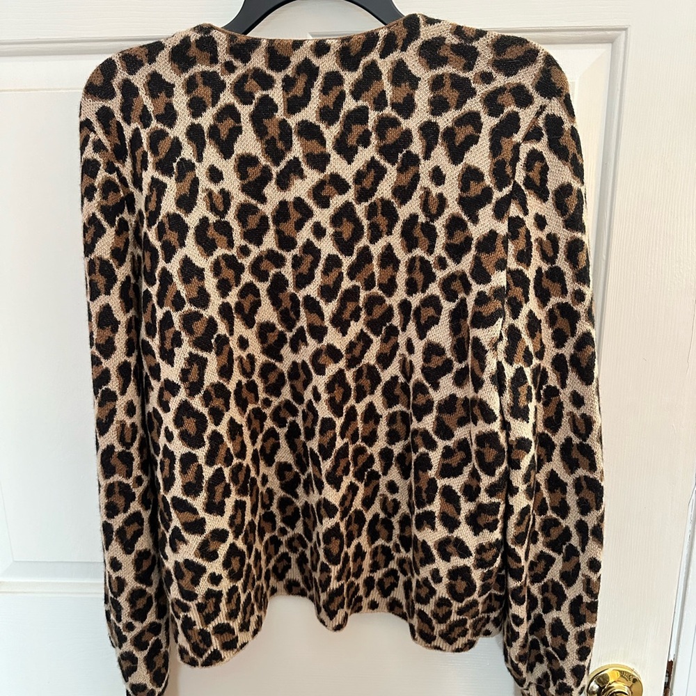 Kate Spade leopard cardigan - Picture 4 of 6